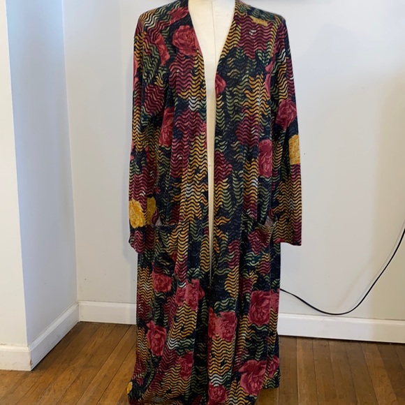 LuLaRoe Sweaters - LuLaRoe XL Sarah long duster cardigan with pockets